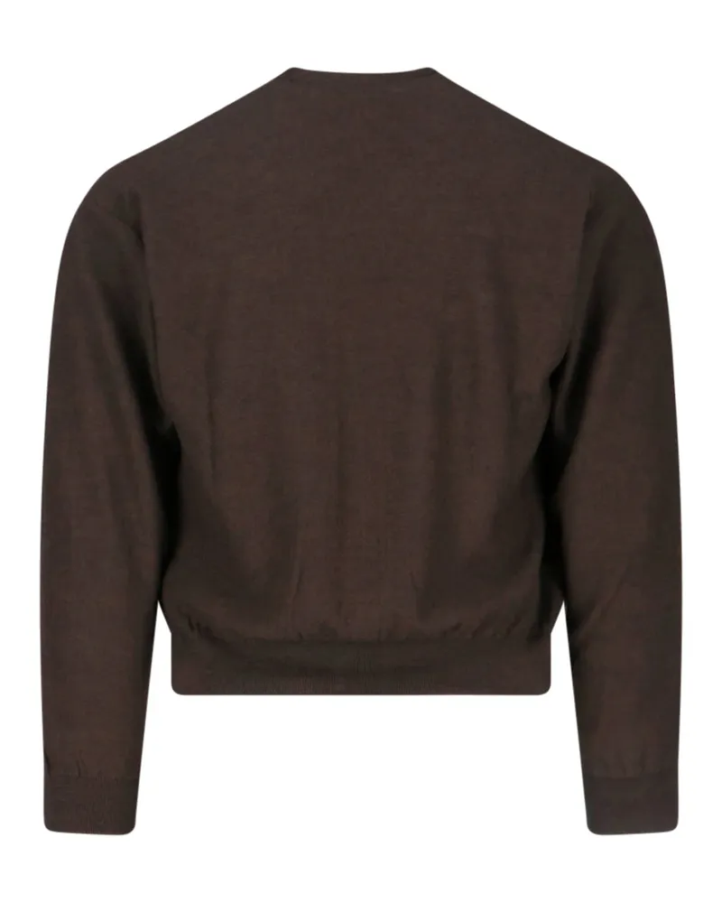 Christophe Lemaire Men's Sweaters Brown Acrylic Brown