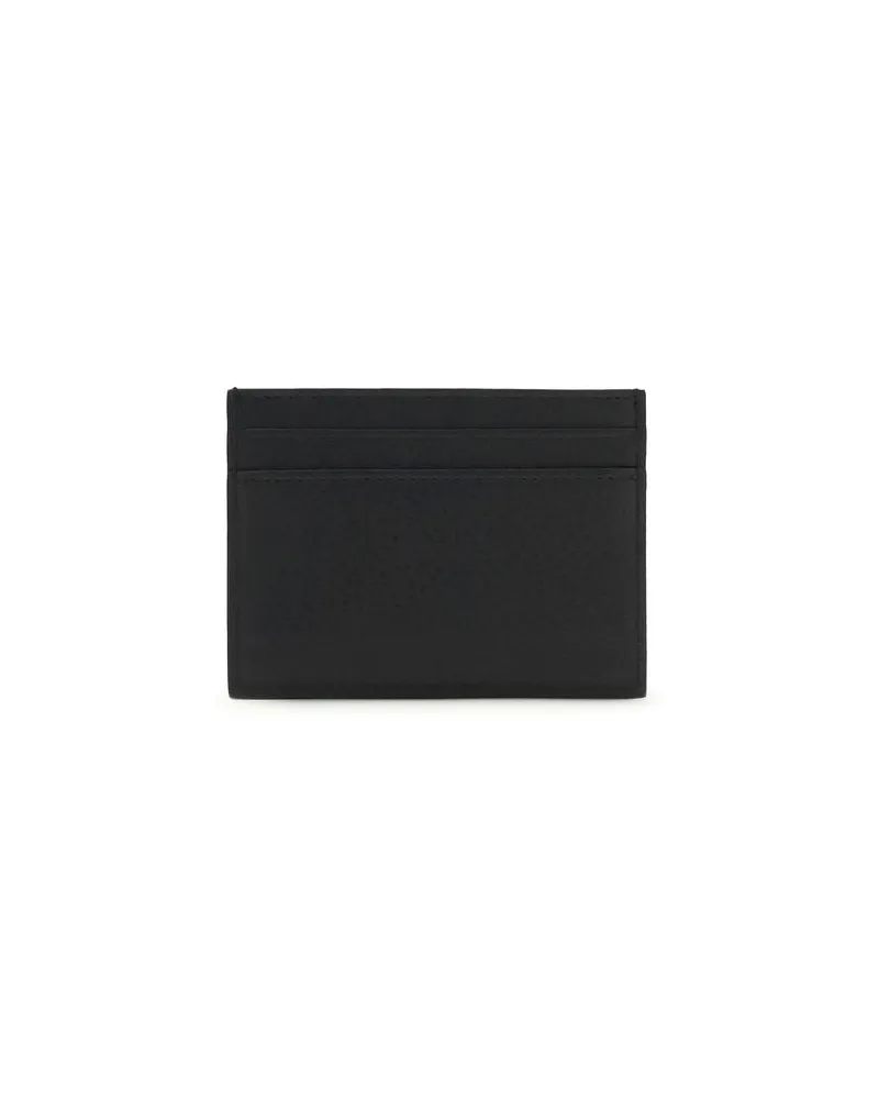 Saint Laurent Men's Black Calf Leather Bos Taurus Wallet Black