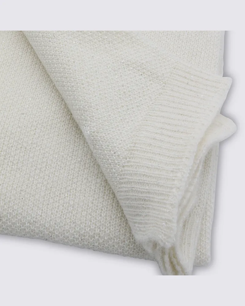 Fabiana Filippi Women's Scarfs Bianco _pl Wm Wp Pa White