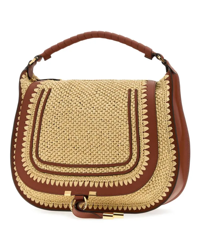 Chloé Marcie Shoulder Bag — Brown Brown