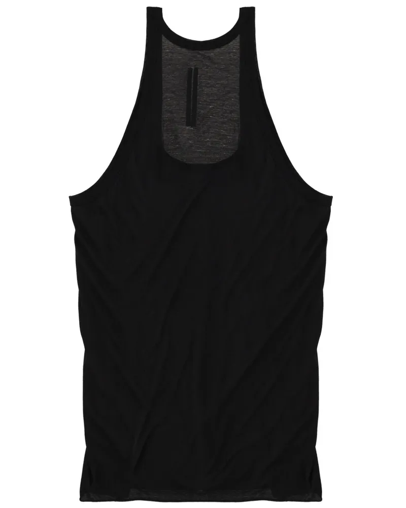 Rick Owens Open Pony Top — Black Black