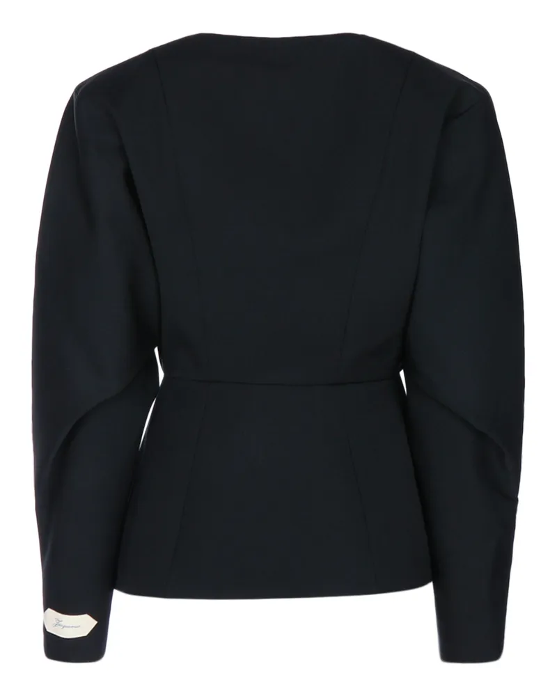 Jacquemus La Veste Paloma Blazer — Black Black