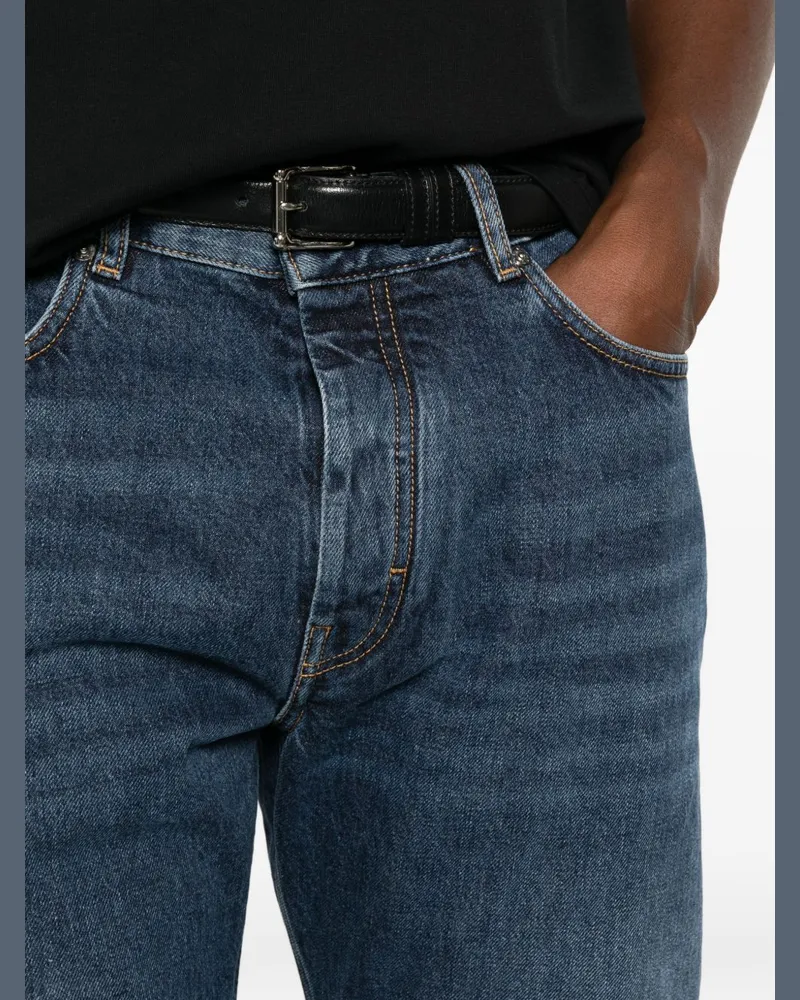 Givenchy Faded Wash Denim Jeans — Blue Blue