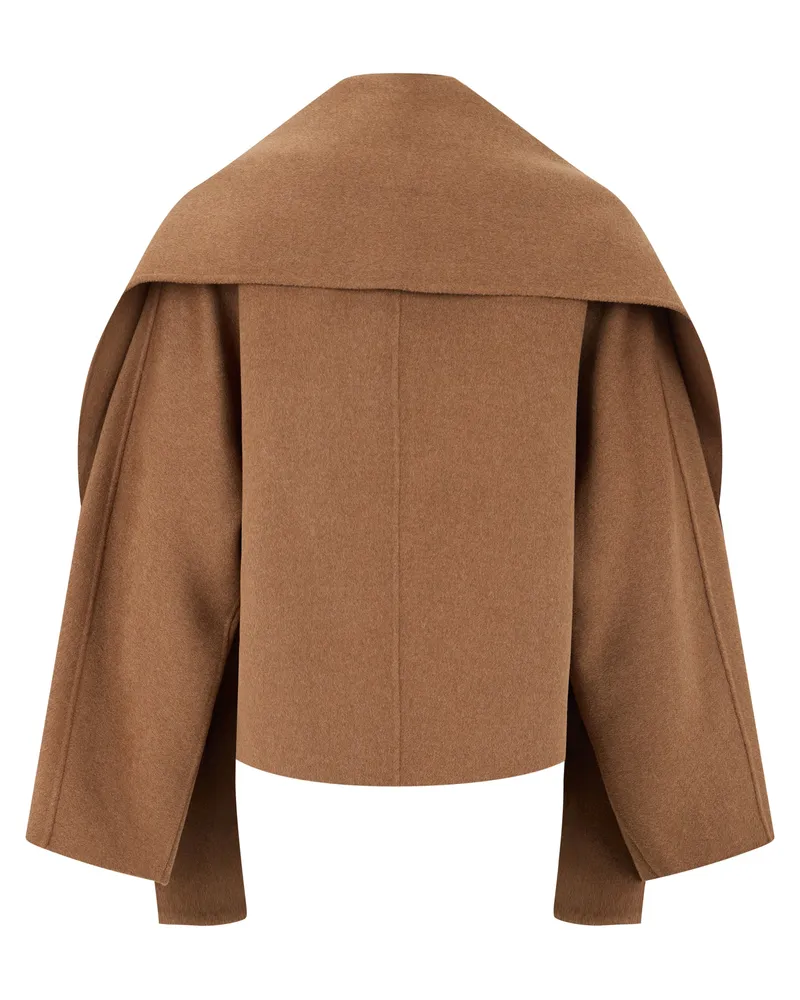 Max Mara Virgin Wool Jacket — Camel Camel
