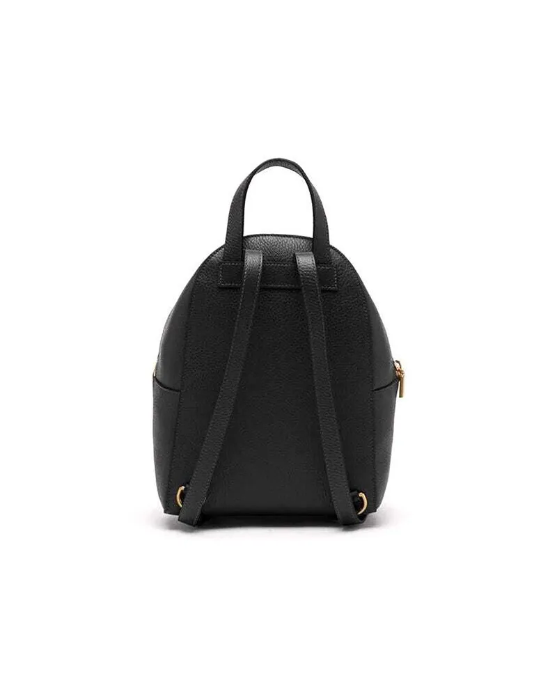 Coccinelle Women's Backpack Black Genuine Leather Bags - Backpacks Black