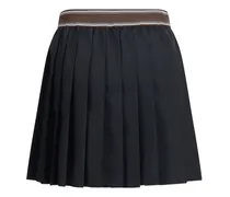 Women's Medusa 95 Pleated Skirt Black Fabric