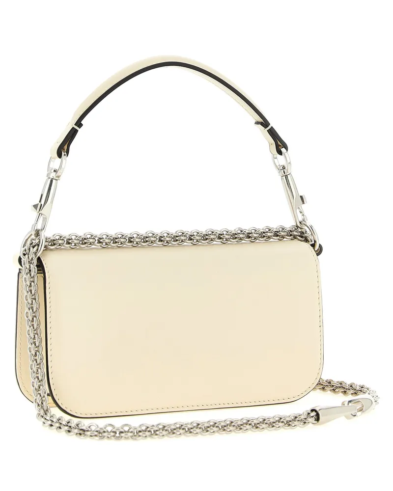Valentino Garavani Locò Shoulder Bag — Cream Cream