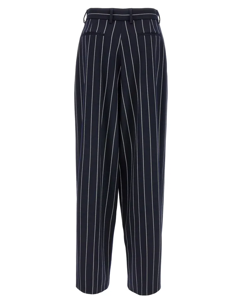 Giuseppe di Morabito Women's Blue Polyester Casual Pants Navy