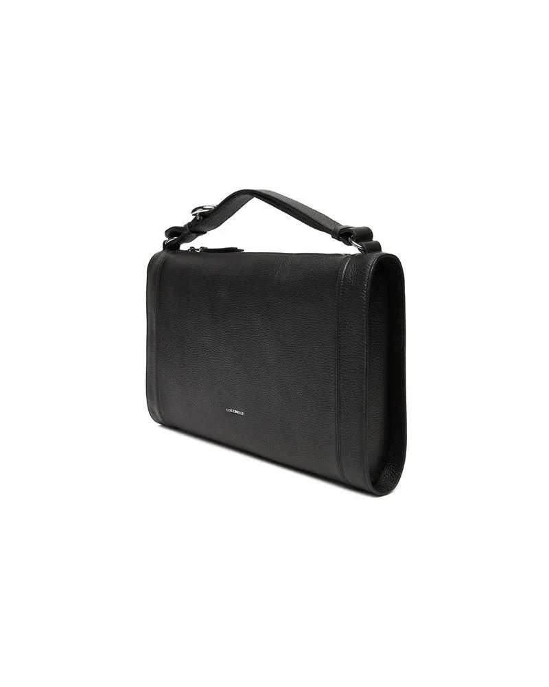 Coccinelle Women's Shoulder Bag Black Cowhide - Shoulder-Bags Black