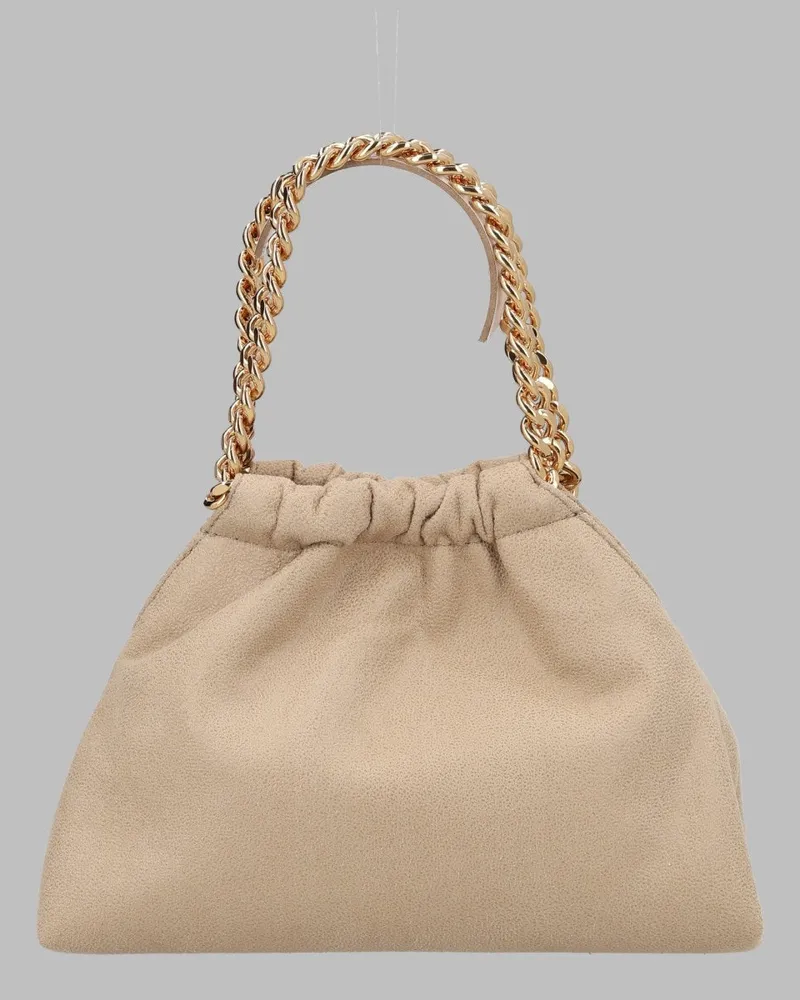 Stella McCartney Falabella Fabric Top Handle Bag — Beige Beige