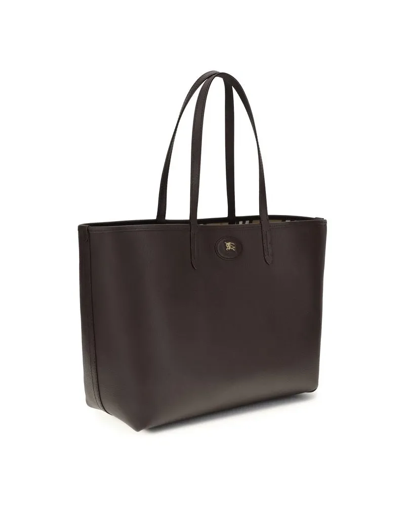 Burberry Women's Multicolor Calf Leather Bos Taurus Shoulder Bag Black