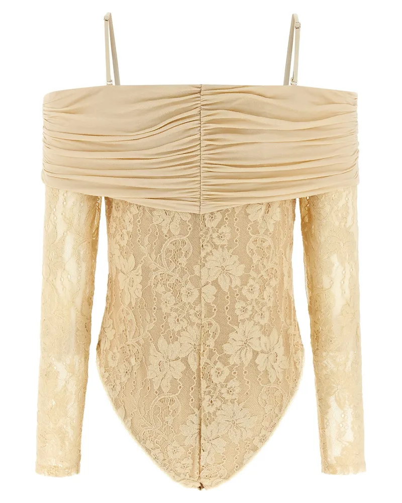 Zimmermann Rebellion Bodysuit — Cream Cream