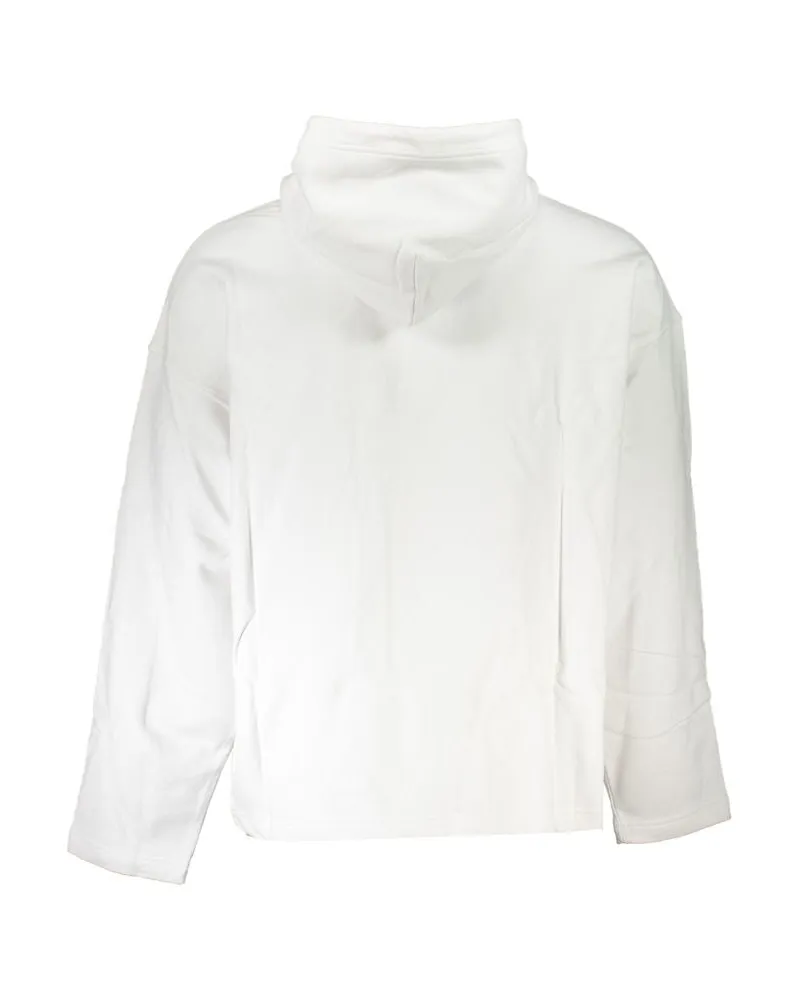 Calvin Klein Cotton Logo Hoodie — White White