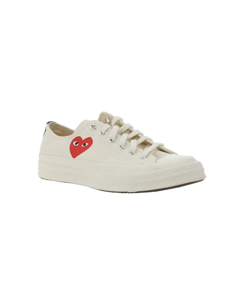 Comme des Garçons Low Top Sneakers — White White
