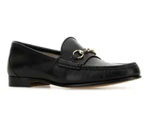 Women's Leather Horsebit Loafer Black Calf Skin
