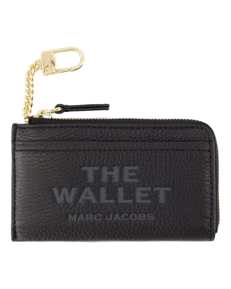 Marc Jacobs Women's The Top Zip Wallet -  Leather Black Cowhide Accessories Black