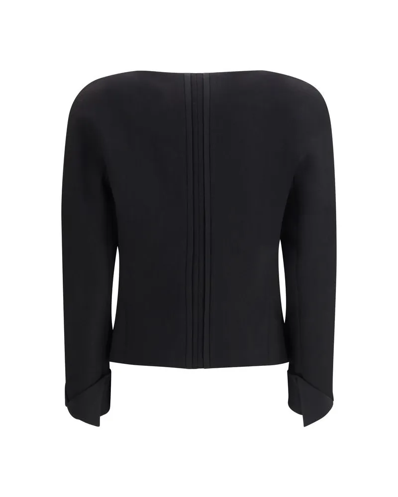 Chloé Women's Black Wool Oves Aries Jacket Clothing Black