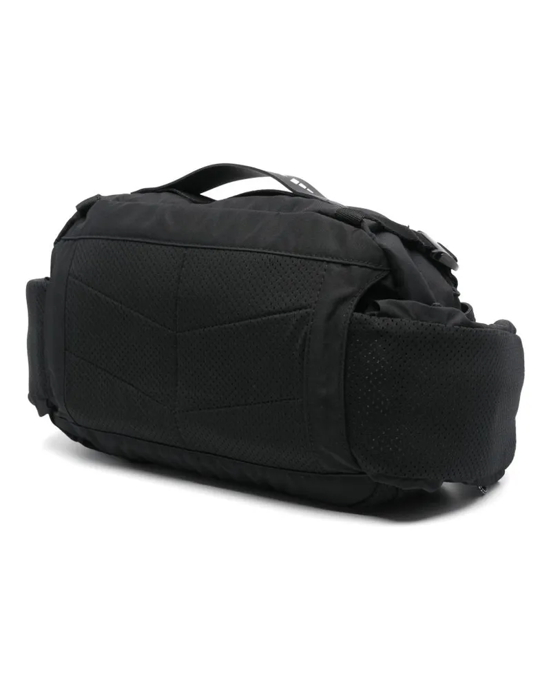 adidas Logo-Embroidered Nylon Belt Bag — Black Black