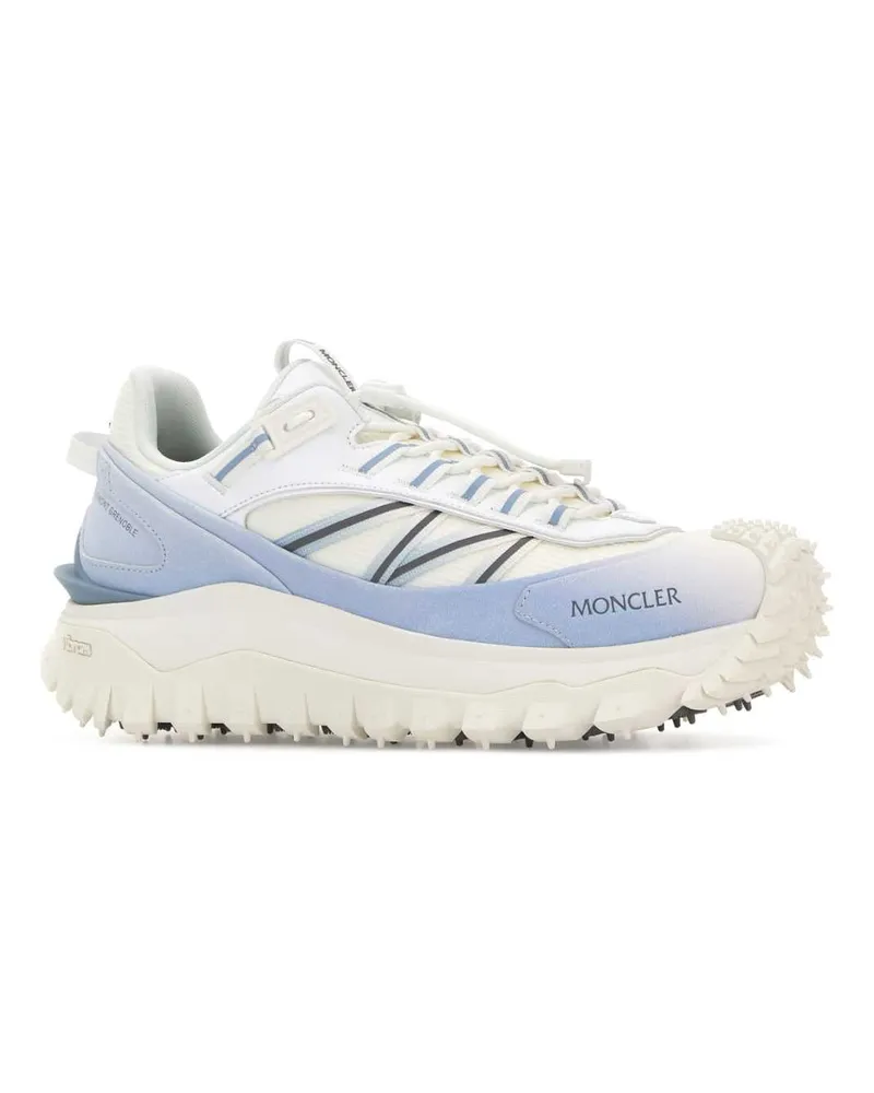 Moncler Men's Two-Tone Fabric Trailgrip Gtx Sneakers 700 White