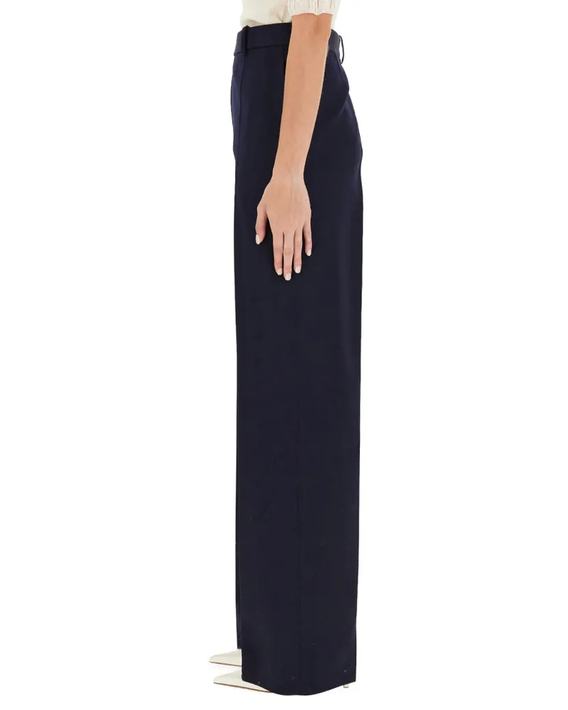 Bottega Veneta Tailored Wool Trousers — Blue Blue