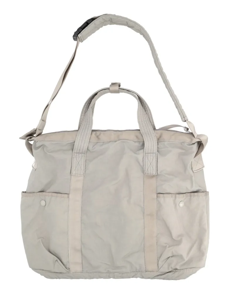 C.P. Company Unisex Multi-Pocket Shoulder Bag Beige Polyamide Beige