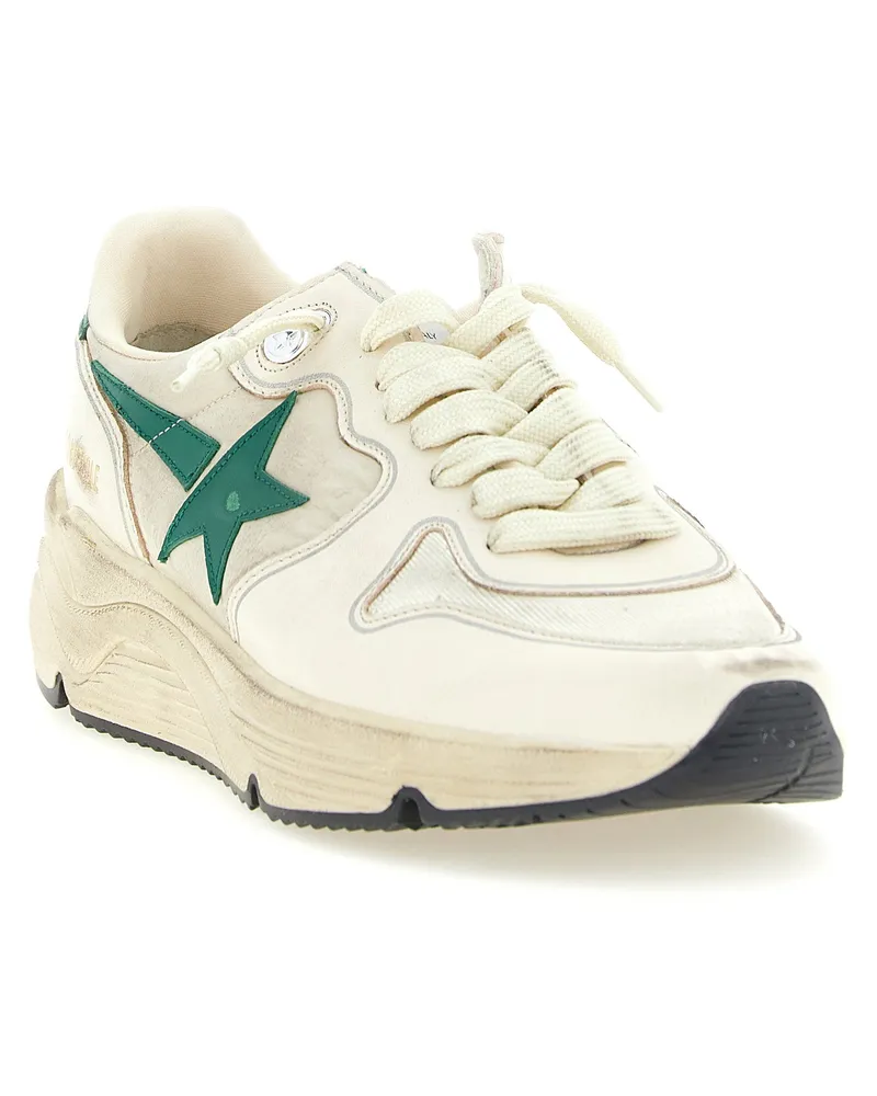 Golden Goose Running Sole Sneaker — Cream Cream