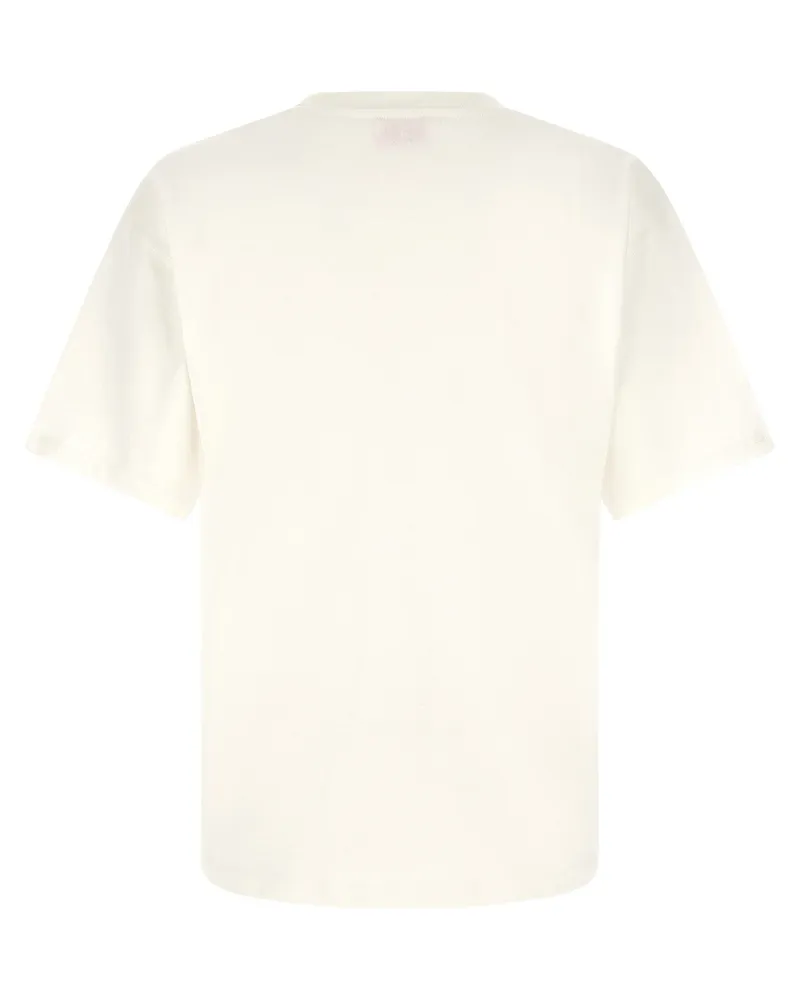 Diesel Logo-Patch Cotton Jersey T-Shirt — Cream Cream