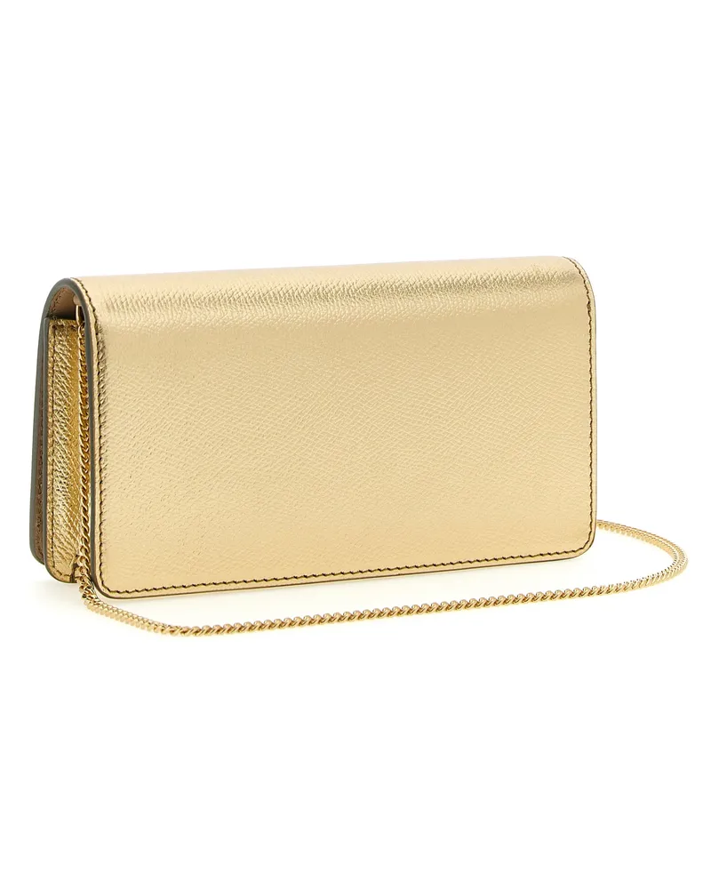 Valentino Garavani Women's Gold Calfskin Crossbody Bag Gold