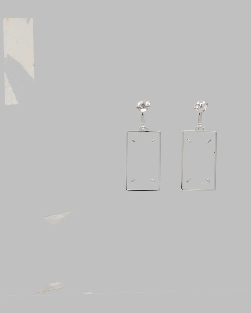 Maison Margiela Earrings — Silver Silver