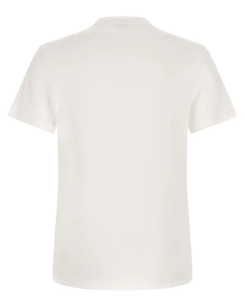 Versace Embroidered Medusa T-shirt — White White