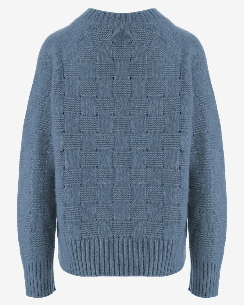 ALLUDE Women Cashmere And Silk Sweater Light Blue Blue