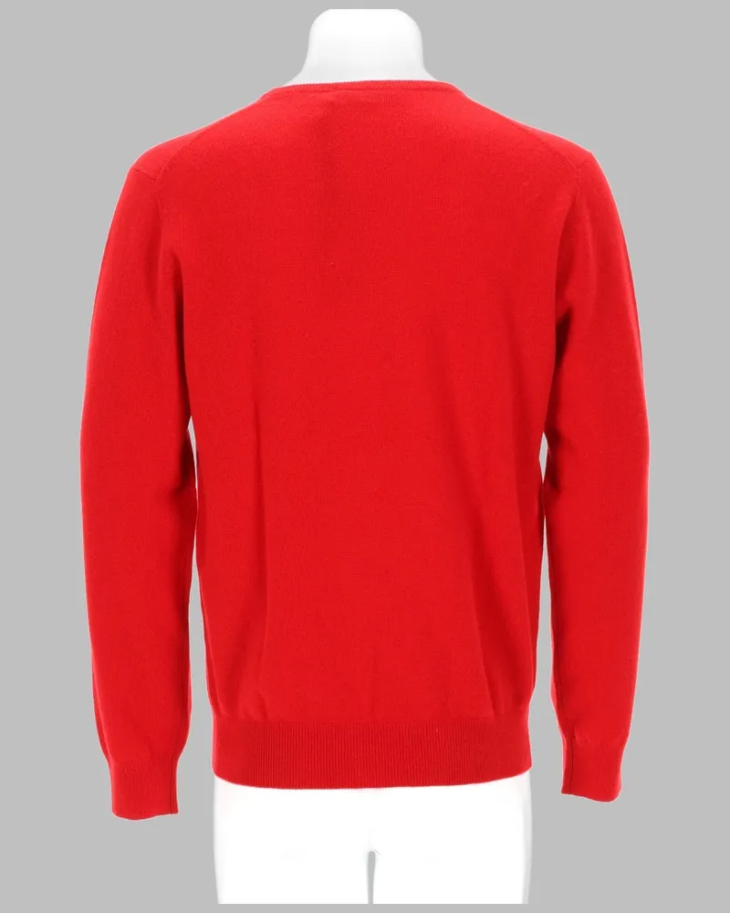 Laneus Cashmere Sweater — Red Red
