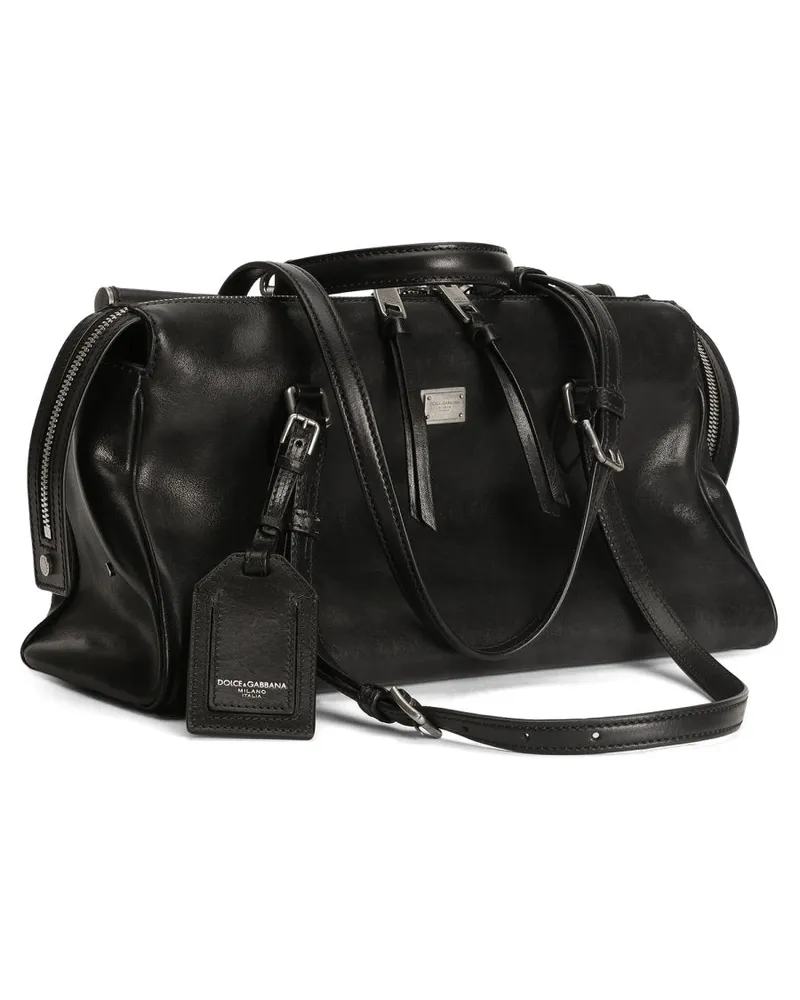 Dolce & Gabbana Victory Shoulder Bag — Black Black