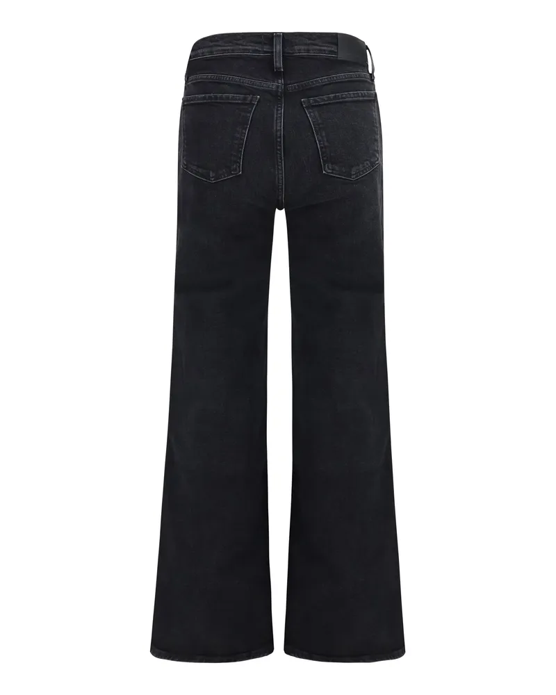 Citizens of humanity Flared Cotton Jeans — Black Black