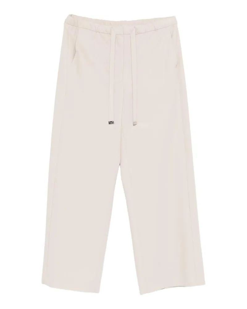 Max Mara Women's Trousers Smmargenta Natural Wool Beige