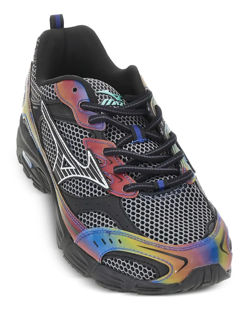 Mizuno Unisex Sneakers Mxr Black Polyurethane Trainers Black