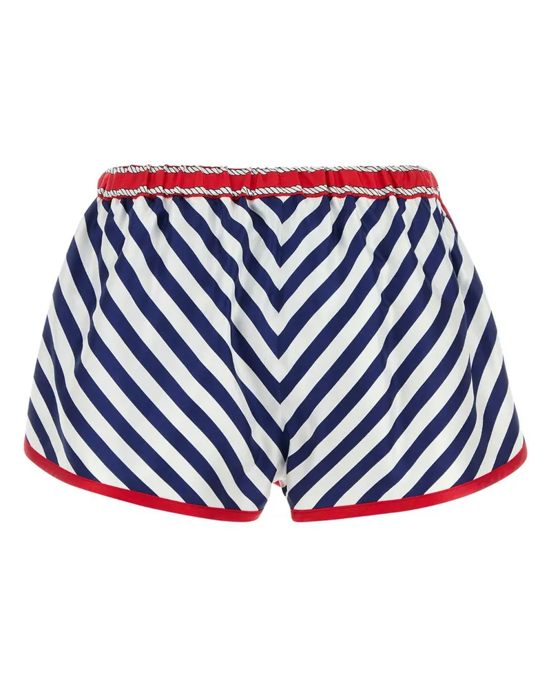 Gucci Women's Heritage Bermuda Shorts Multicolor Silk Bermudas Multicolor