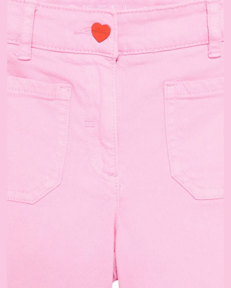 Stella McCartney Cotton Elastane Bermuda Shorts — Pink Pink