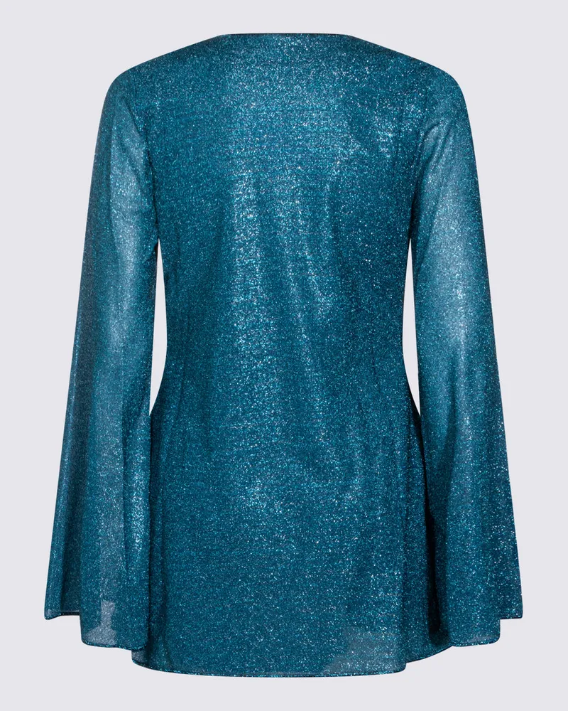Oséree Women's Dresses Peacock Pa Metallic Blue
