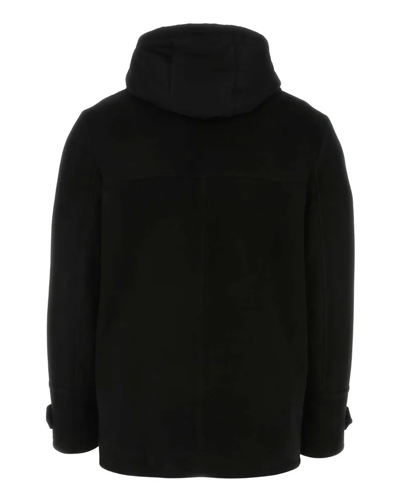 Prada Men's Black Shearling Jacket Nero Giubbini Black