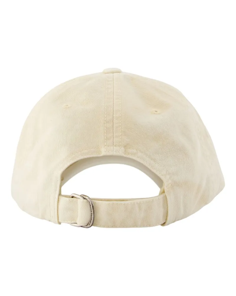 Acne Studios Unisex Cap Cotton Ivory Accessories Beige