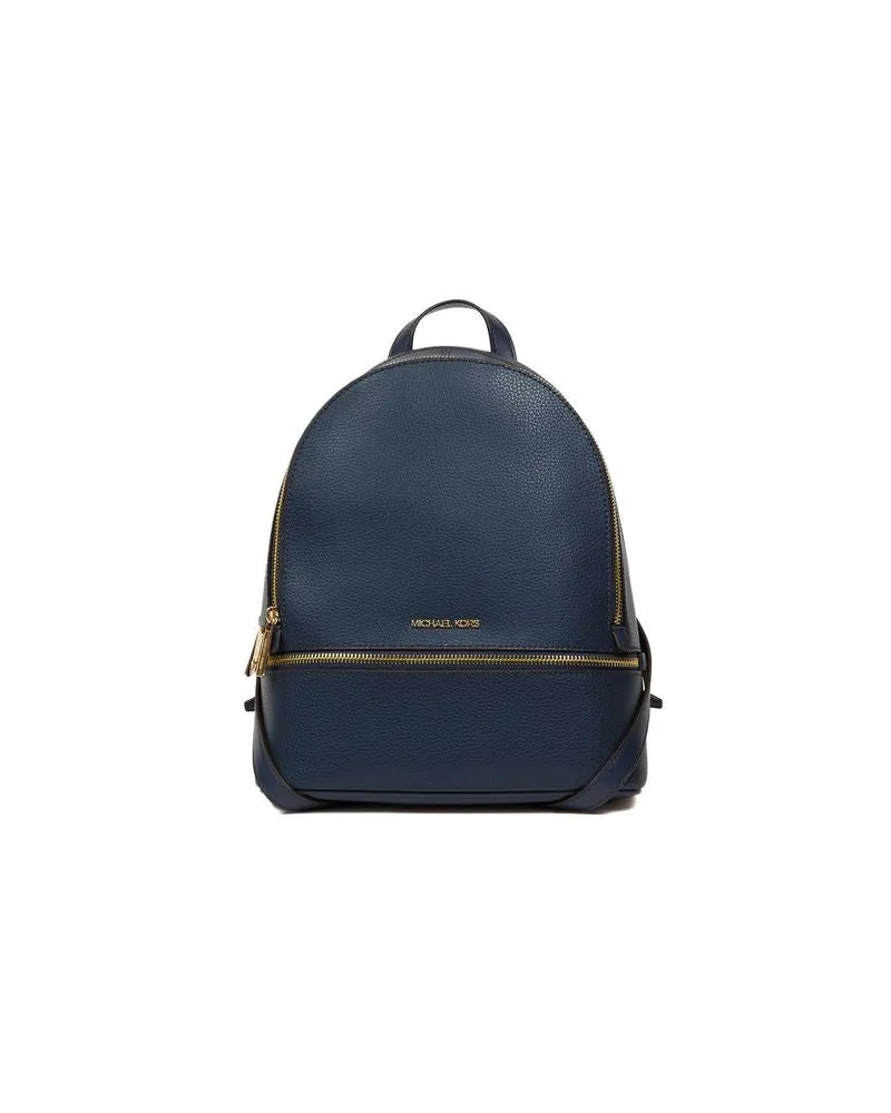 Michael Kors Women's Backpack Navy Leather Navy