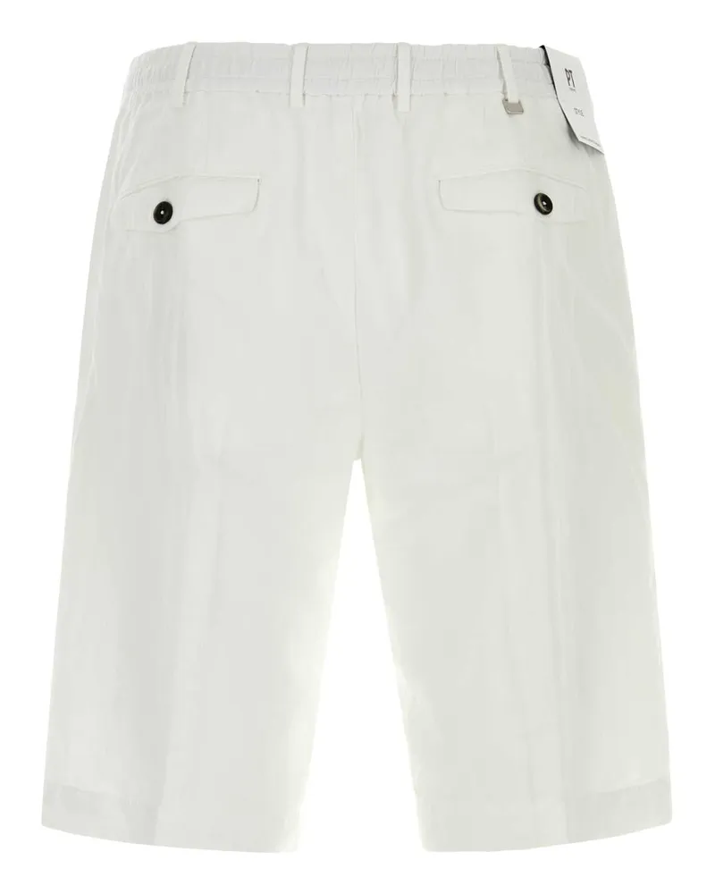 PT TORINO Men's White Lyocell Blend Bermuda Shorts Y010 White