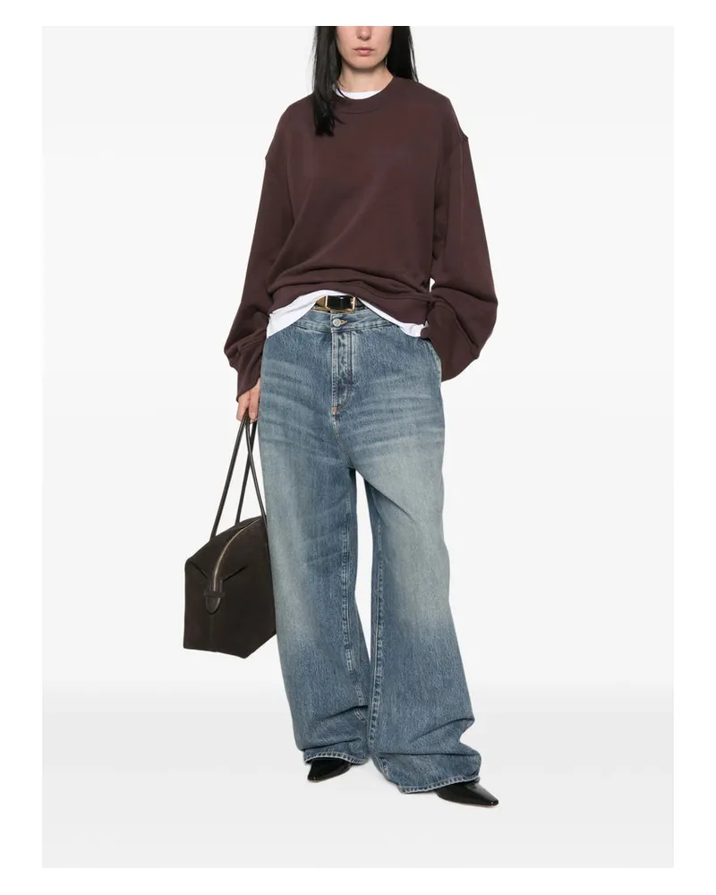 FRANKIE Shop Talia Sweatshirt — Brown 