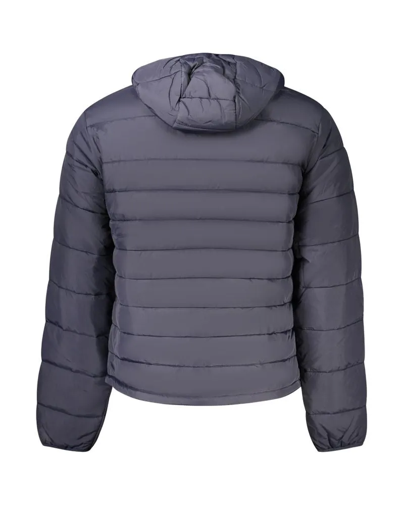 Napapijri Recycled Polyamide Hooded Down Jacket — Blue Blue