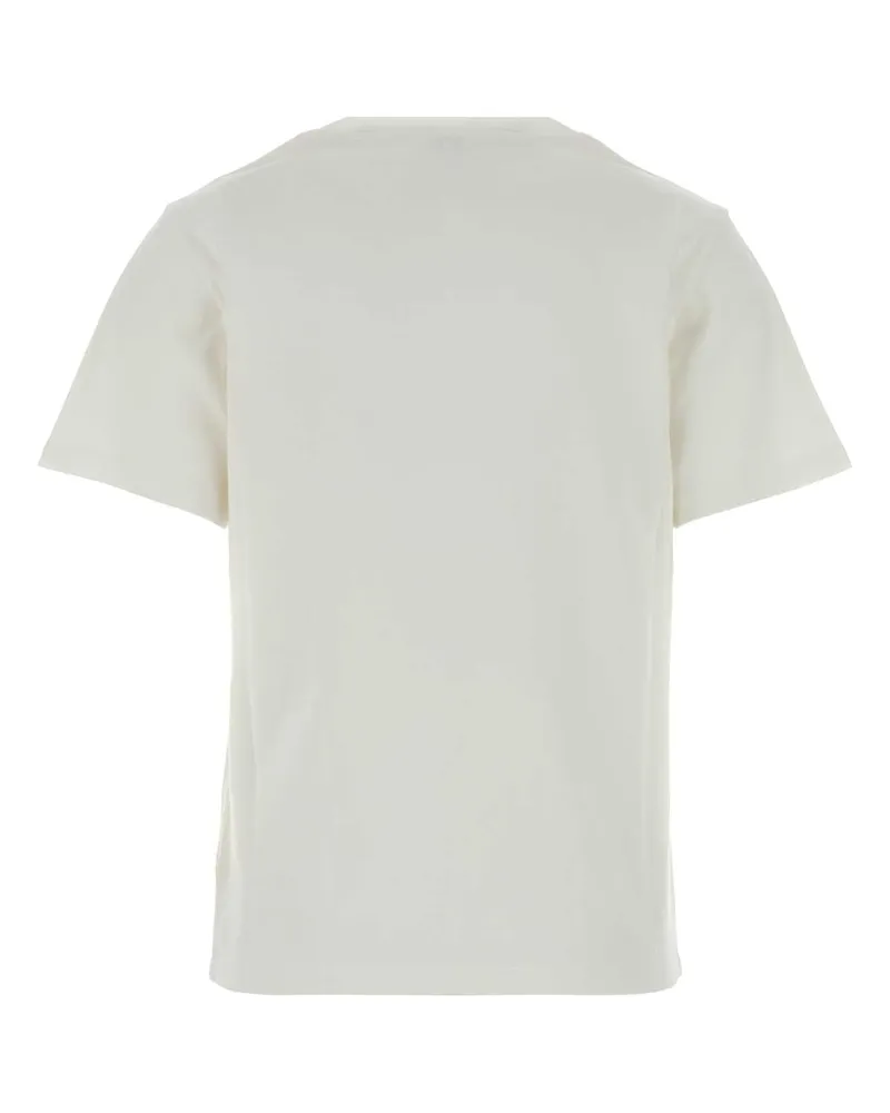 Loewe Cotton-Blend Logo T-Shirt — White White