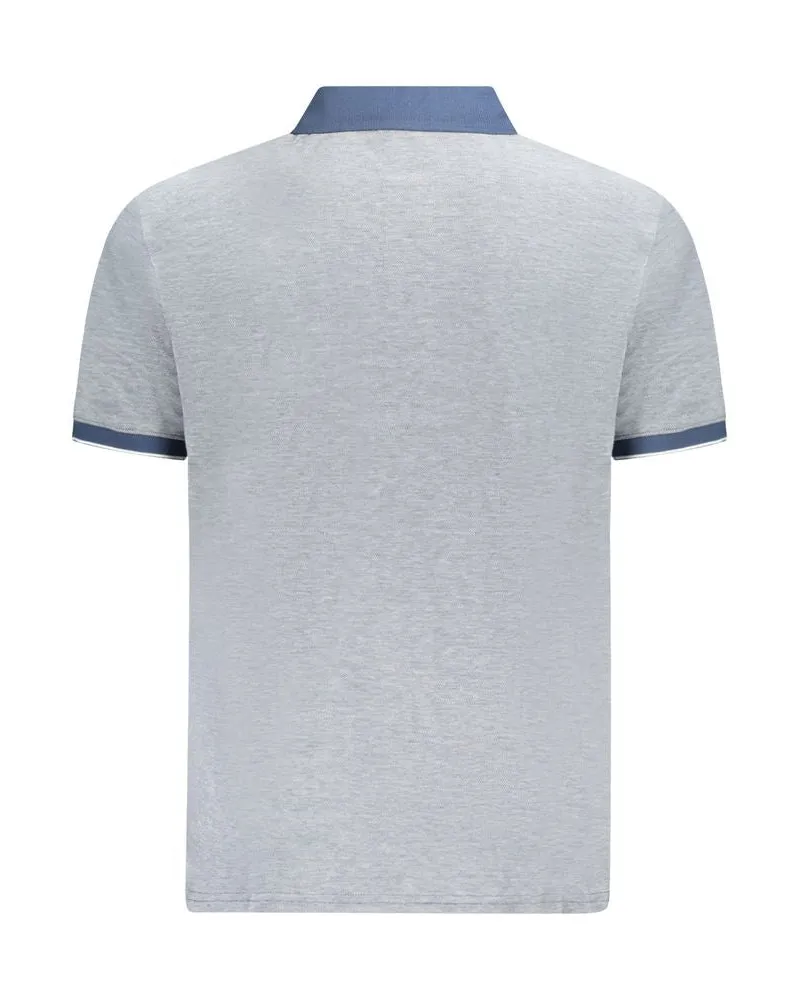 Timberland Contrast Collar Polo — Gray Gray