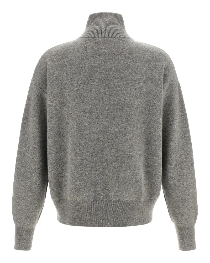 extreme cashmere Pure Cashmere Double Knit Cardigan — Grey Grey