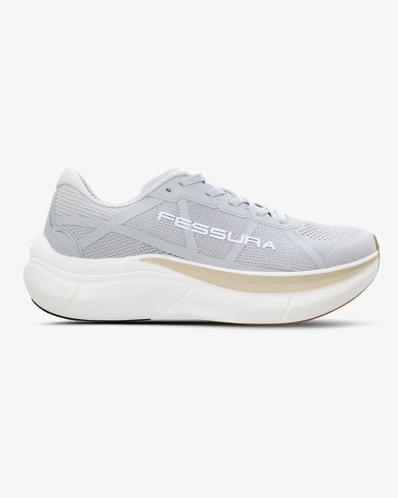 Fessura Unisex Race 03 04 Gray Road Running Sneaker Gray