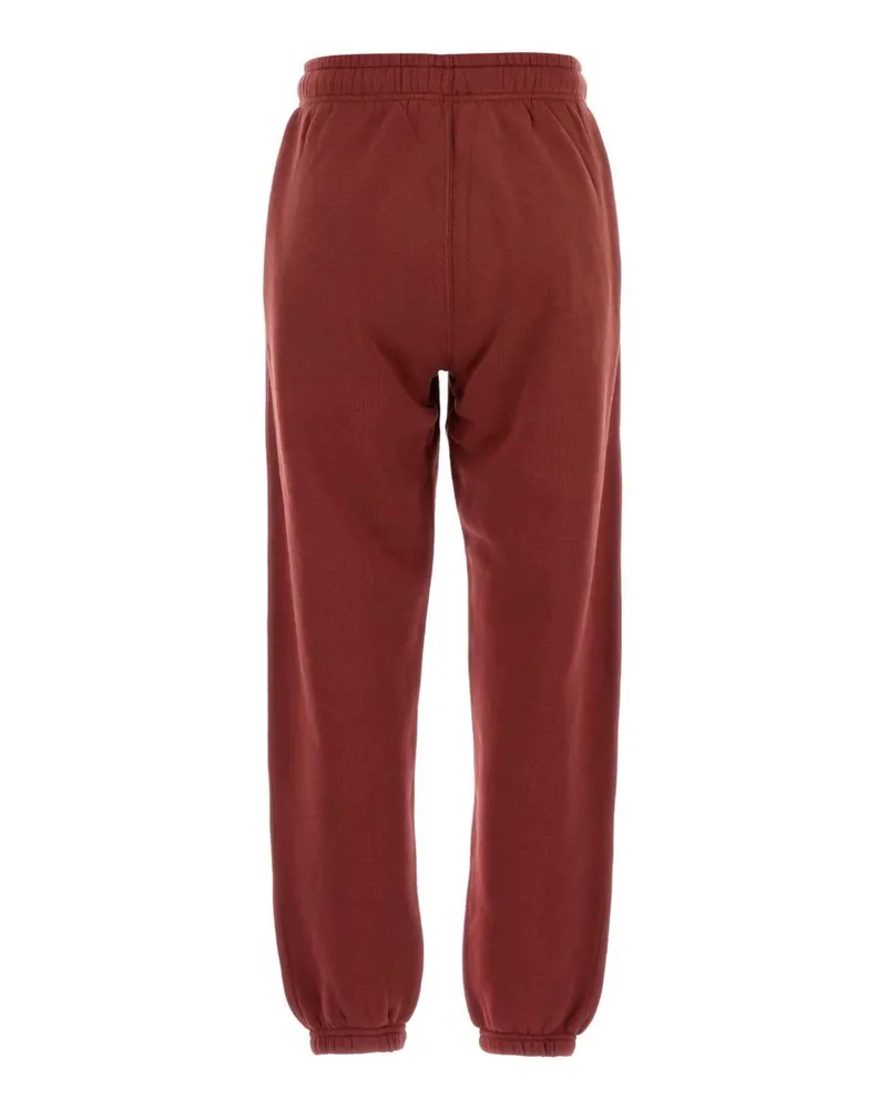 Ralph Lauren Women's Tiziano Red Cotton Blend Joggers 503 Exterior: Polyester Pantaloni Trousers Red